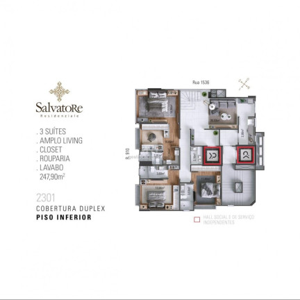 Imagem Apartamento com 3 Quartos à Venda, 123 m² em Centro - Balneário Camboriú