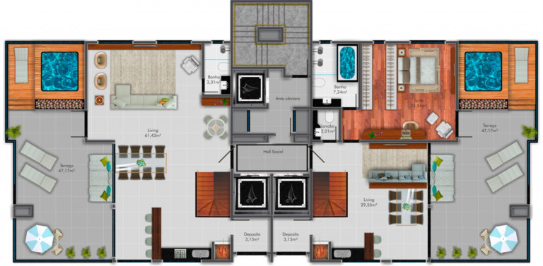 Imagem Imóvel com 3 Quartos à Venda, 127 m² em Itapema - Itapema