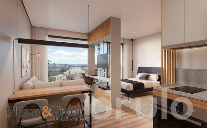 Imagem Imóvel com 1 Quarto à Venda, 34 m² em Cristo Rei - Curitiba