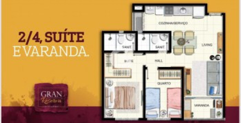 Imagem Apartamento com 2 Quartos à Venda, 53 m² em Imbuí - Salvador Imagem Apartamento com 2 Quartos à Venda, 53 m² em Imbuí - Salvador