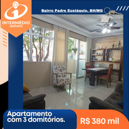 Apartamento com 3 Quartos à Venda, 80 m² em Padre Eustáquio - Belo Horizonte