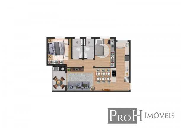 Imagem Apartamento com 2 Quartos à Venda, 58 m² em Vila Valparaíso - Santo André