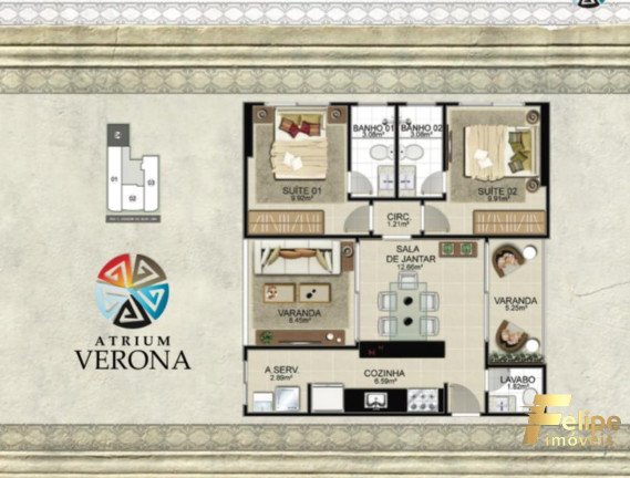 Imagem Imóvel com 2 Quartos à Venda, 141 m² em Centro - Guarapari