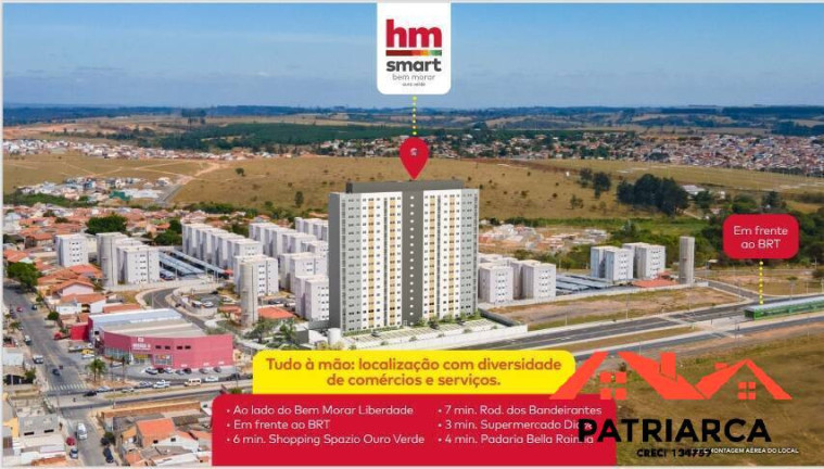 Imagem Apartamento com 2 Quartos à Venda, 35 m² em Residencial Fazenda Lagoa - Campinas