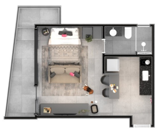 Imagem Imóvel com 1 Quarto à Venda, 31 m² em Santa Helena - Vitória Imagem Imóvel com 1 Quarto à Venda, 31 m² em Santa Helena - Vitória