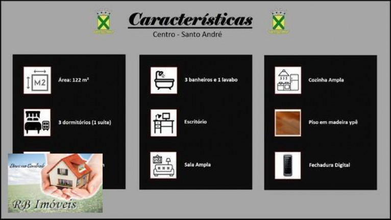 Imagem Apartamento com 4 Quartos à Venda, 125 m² em Vila Alzira - Santo André Imagem Apartamento com 4 Quartos à Venda, 125 m² em Vila Alzira - Santo André