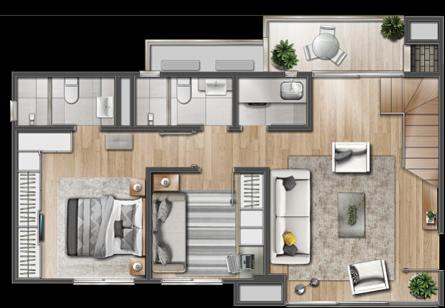 Imagem Apartamento com 2 Quartos à Venda, 157 m² em Menino Deus - Porto Alegre