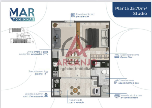 Imagem Apartamento com 2 Quartos à Venda, 76 m² em Toninhas - Ubatuba Imagem Apartamento com 2 Quartos à Venda, 76 m² em Toninhas - Ubatuba
