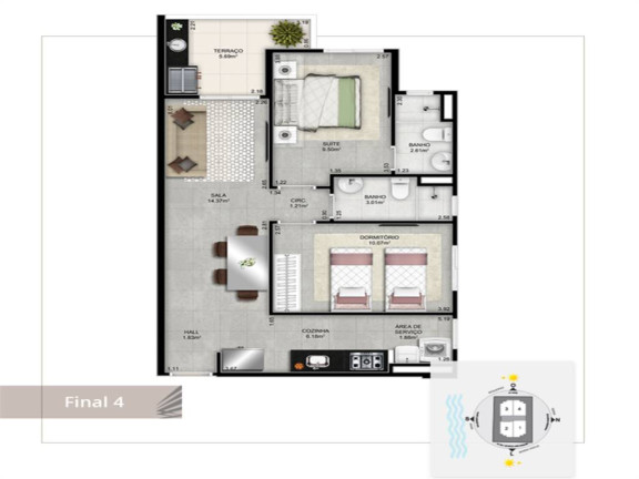 Imagem Apartamento com 2 Quartos à Venda, 65 m² em Forte - Praia Grande Imagem Apartamento com 2 Quartos à Venda, 65 m² em Forte - Praia Grande