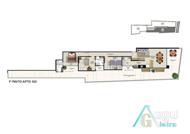 Imagem Apartamento com 3 Quartos à Venda, 187 m² em Praia Do Morro - Guarapari