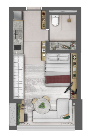 Imagem Apartamento com 1 Quarto à Venda, 26 m² em Campo Belo - São Paulo Imagem Apartamento com 1 Quarto à Venda, 26 m² em Campo Belo - São Paulo