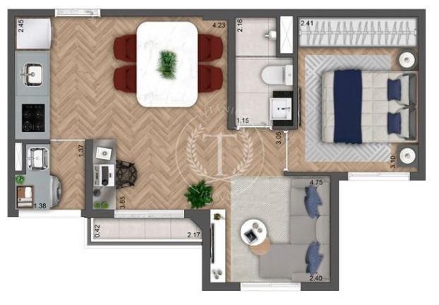 Imagem Apartamento com 2 Quartos à Venda, 38 m² em Imirim - São Paulo