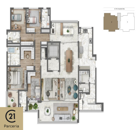 Imagem Apartamento com 3 Quartos à Venda, 230 m² em Ibirapuera - São Paulo