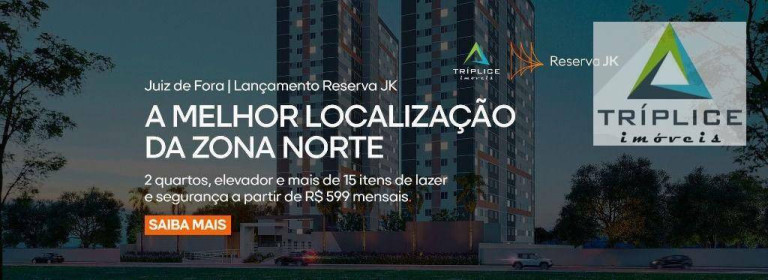 Imagem Apartamento com 2 Quartos à Venda, 40 m² em Santa Cruz - Juiz De Fora