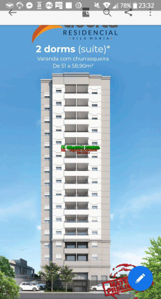 Apartamento com 2 Quartos à Venda, 53 m² em Vila Maria - São José Dos Campos