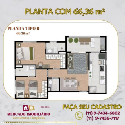 Imagem Apartamento com 2 Quartos à Venda, 66 m² em Lago Do Taboão - Bragança Paulista Imagem Apartamento com 2 Quartos à Venda, 66 m² em Lago Do Taboão - Bragança Paulista