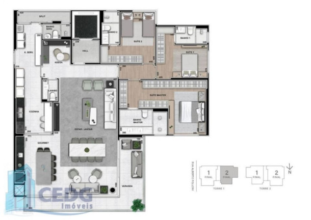 Imagem Apartamento com 3 Quartos à Venda, 228 m² em Juvevê - Curitiba Imagem Apartamento com 3 Quartos à Venda, 228 m² em Juvevê - Curitiba