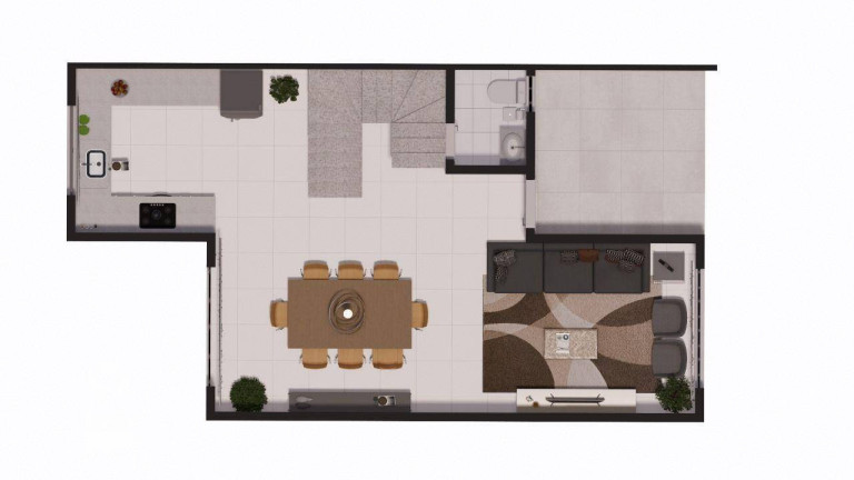 Imagem Sobrado com 3 Quartos à Venda, 143 m² em Boa Vista - Curitiba