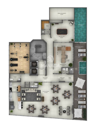 Imagem Apartamento com 3 Quartos à Venda, 112 m² em Tabuleiro - Barra Velha