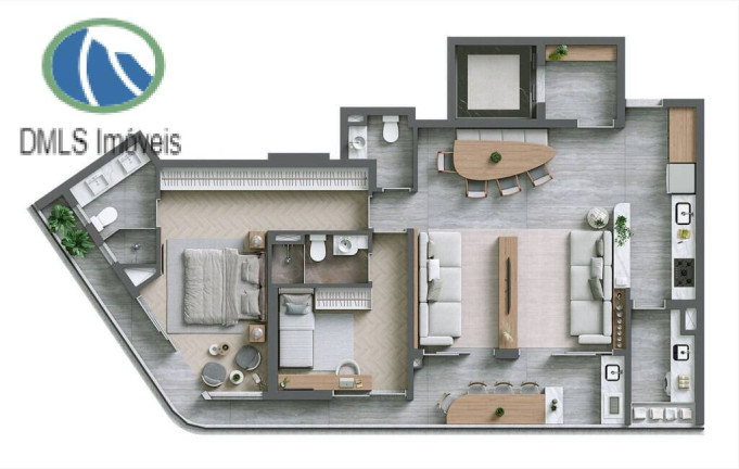 Imagem Apartamento com 3 Quartos à Venda, 110 m² em Alphagran Alphaville - Barueri