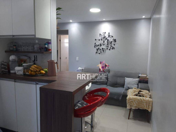 Imagem Apartamento com 2 Quartos à Venda, 49 m² em Vila Palmares - Santo André