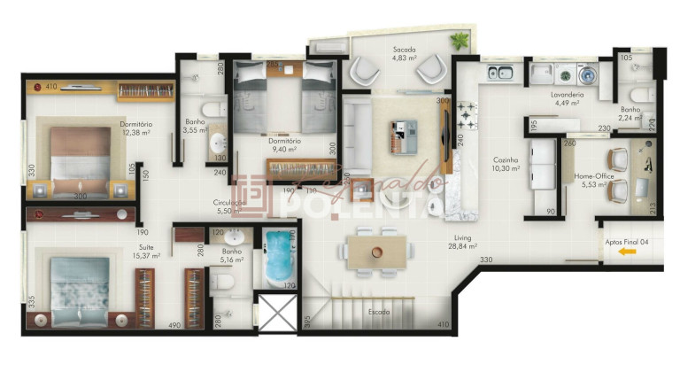 Imagem Imóvel à Venda, 39 m² em Centro - Criciúma Imagem Imóvel à Venda, 39 m² em Centro - Criciúma