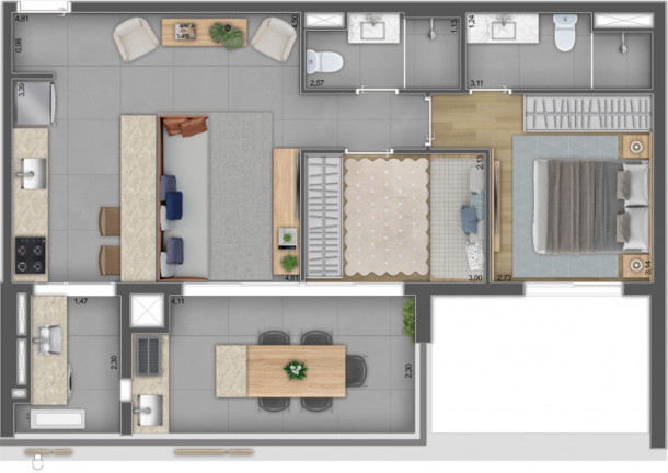 Imagem Apartamento com 2 Quartos à Venda, 71 m² em Pinheiros - São Paulo