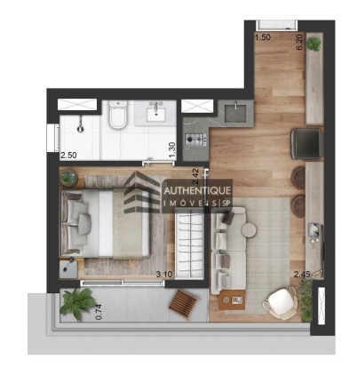 Imagem Apartamento com 1 Quarto à Venda, 33 m² em Vila Clementino - São Paulo Imagem Apartamento com 1 Quarto à Venda, 33 m² em Vila Clementino - São Paulo