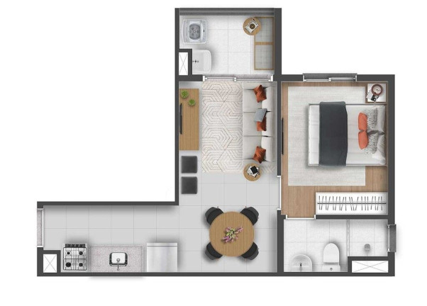 Imagem Apartamento com 1 Quarto à Venda, 25 m² em Santa Cecília - São Paulo Imagem Apartamento com 1 Quarto à Venda, 25 m² em Santa Cecília - São Paulo
