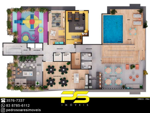 Imagem Apartamento com 2 Quartos à Venda, 57 m² em Manaíra - João Pessoa Imagem Apartamento com 2 Quartos à Venda, 57 m² em Manaíra - João Pessoa