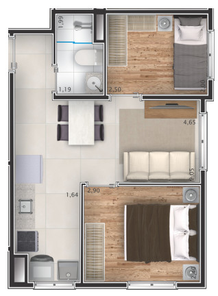 Imagem Apartamento com 2 Quartos à Venda, 33 m² em Saúde - São Paulo