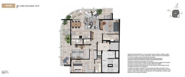 Imagem Imóvel com 1 Quarto à Venda, 131 m² em Leblon - Rio De Janeiro