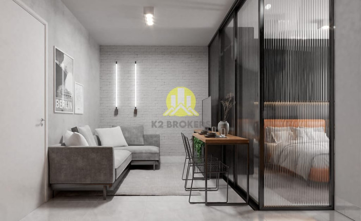 Imagem Studio com 1 Quarto à Venda, 23 m² em água Verde - Curitiba