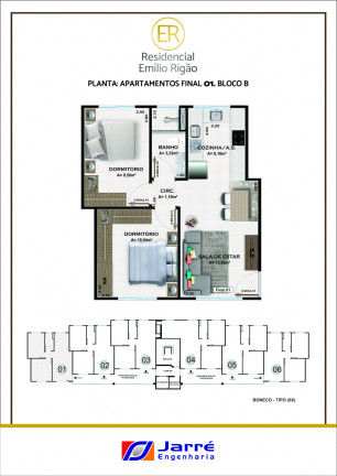 Imagem Apartamento com 2 Quartos à Venda, 48 m² em Petrópolis - Passo Fundo Imagem Apartamento com 2 Quartos à Venda, 48 m² em Petrópolis - Passo Fundo