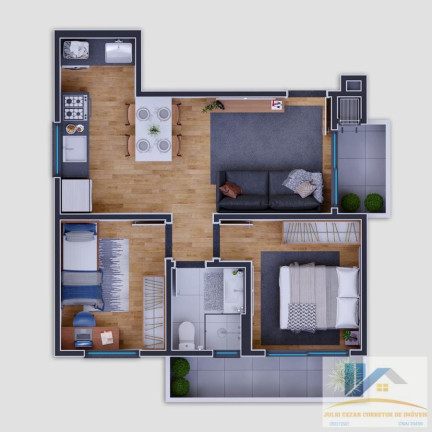 Imagem Apartamento com 3 Quartos à Venda, 69 m² em Bom Jesus - São José Dos Pinhais Imagem Apartamento com 3 Quartos à Venda, 69 m² em Bom Jesus - São José Dos Pinhais