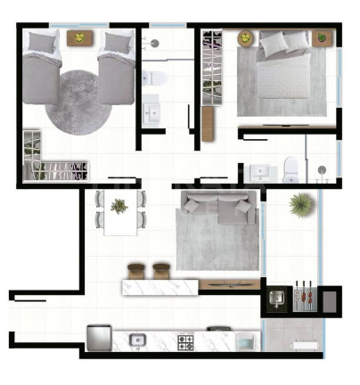 Imagem Apartamento com 2 Quartos à Venda, 68 m² em Meia Praia - Navegantes Imagem Apartamento com 2 Quartos à Venda, 68 m² em Meia Praia - Navegantes