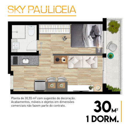 Imagem Apartamento à Venda, 45 m² em Centro - São Paulo Imagem Apartamento à Venda, 45 m² em Centro - São Paulo