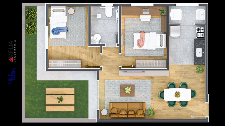 Imagem Apartamento com 3 Quartos à Venda, 70 m² em Boa Esperança - Santa Luzia Imagem Apartamento com 3 Quartos à Venda, 70 m² em Boa Esperança - Santa Luzia