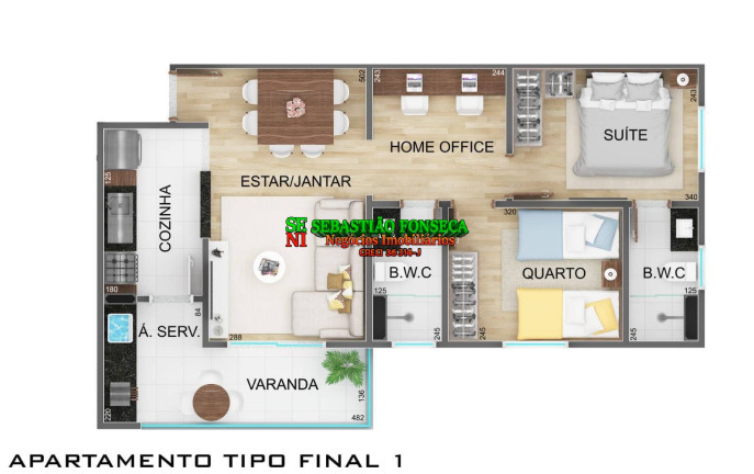 Imagem Apartamento com 2 Quartos à Venda, 64 m² em Jardim Ismênia - São José Dos Campos Imagem Apartamento com 2 Quartos à Venda, 64 m² em Jardim Ismênia - São José Dos Campos
