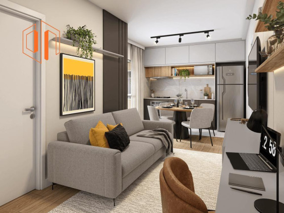Imagem Apartamento com 2 Quartos à Venda, 57 m² em Jardim Amélia - Pinhais