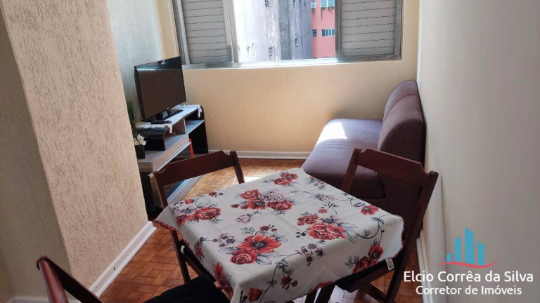 Imagem Apartamento com 1 Quarto para Alugar, 42 m² em Itararé - São Vicente Imagem Apartamento com 1 Quarto para Alugar, 42 m² em Itararé - São Vicente