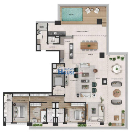 Imagem Cobertura com 3 Quartos à Venda, 314 m² em Itaim Bibi - São Paulo Imagem Cobertura com 3 Quartos à Venda, 314 m² em Itaim Bibi - São Paulo