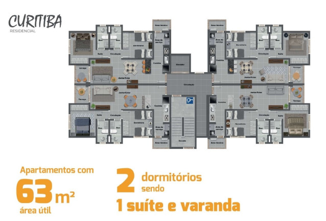 Imagem Imóvel com 2 Quartos à Venda, 63 m² em Ipiranga - Ribeirão Preto Imagem Imóvel com 2 Quartos à Venda, 63 m² em Ipiranga - Ribeirão Preto