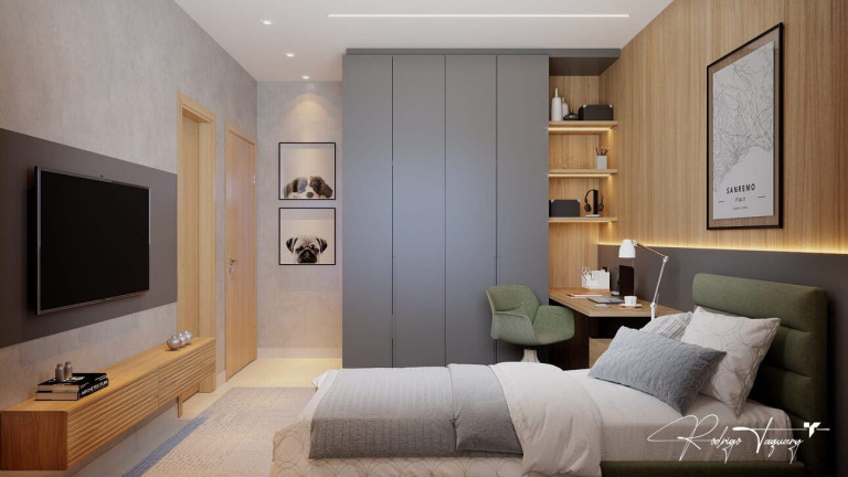 Imagem Casa de Condomínio com 3 Quartos à Venda, 132 m² em Residencial Recreio Panorama - Goiânia