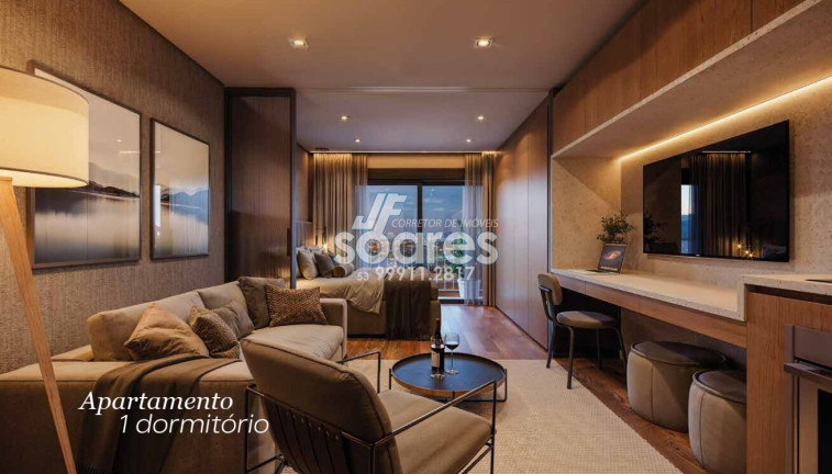 Imagem Apartamento com 1 Quarto à Venda, 33 m² em Centro - Pelotas