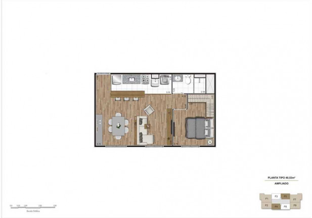 Imagem Apartamento com 2 Quartos à Venda, 40 m² em Belém - São Paulo