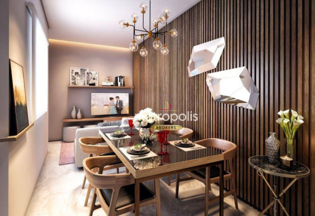 Apartamento com 2 Quartos à Venda, 49 m² em Vila Sacadura Cabral - Santo André