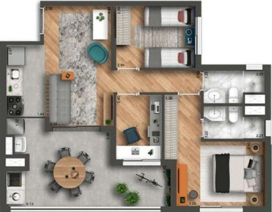 Imagem Apartamento com 3 Quartos à Venda, 69 m² em Chácara Klabin - São Paulo Imagem Apartamento com 3 Quartos à Venda, 69 m² em Chácara Klabin - São Paulo