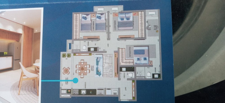 Imagem Apartamento com 1 Quarto à Venda, 42 m² em Martim De Sá - Caraguatatuba
