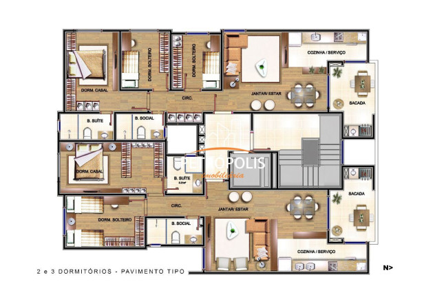 Imagem Apartamento com 3 Quartos à Venda, 86 m² em Sanvitto - Caxias Do Sul Imagem Apartamento com 3 Quartos à Venda, 86 m² em Sanvitto - Caxias Do Sul